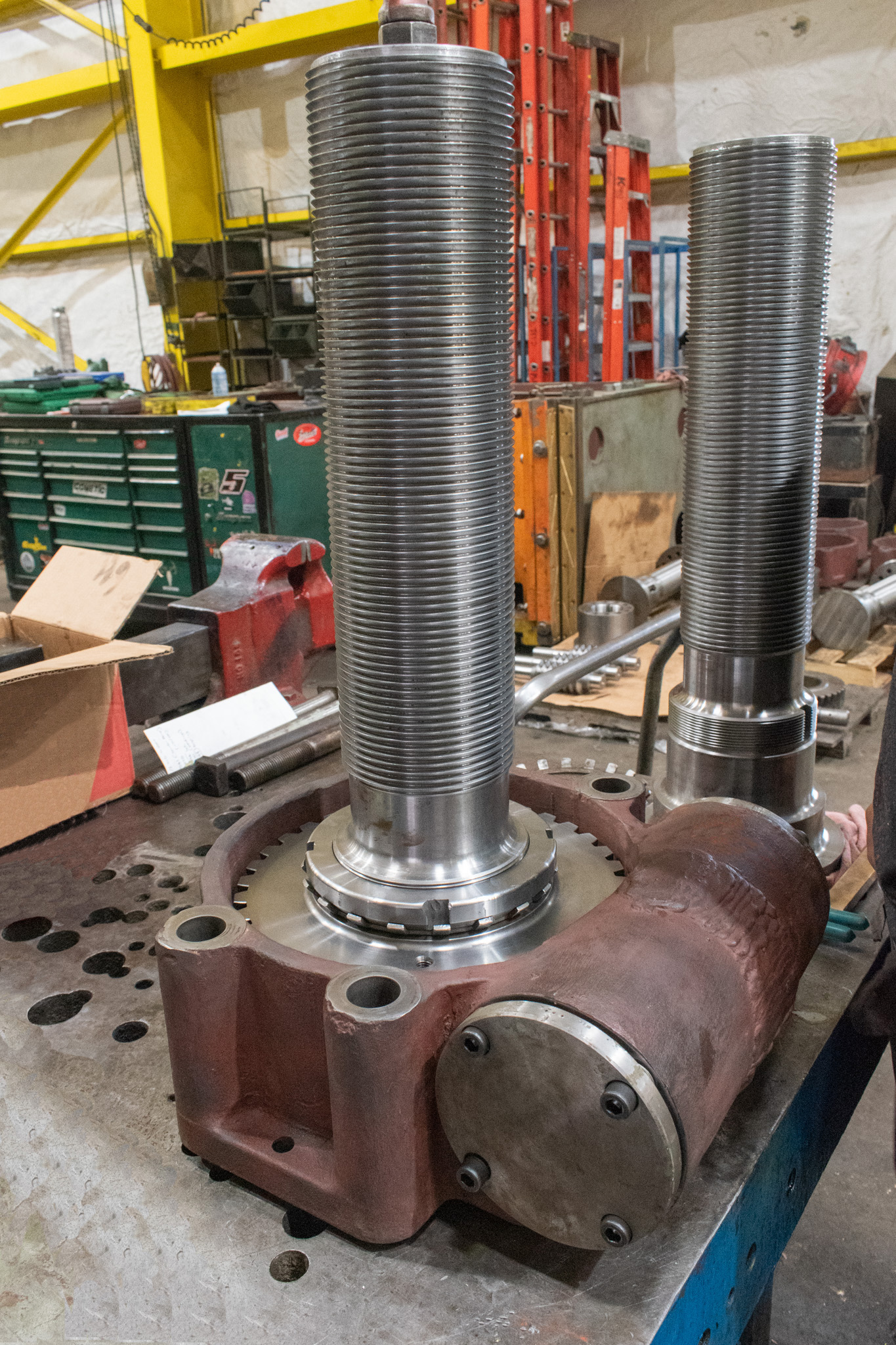 Adjustment ScrewNut_New 2 New Worm Gear and Screw and cleaned Housing